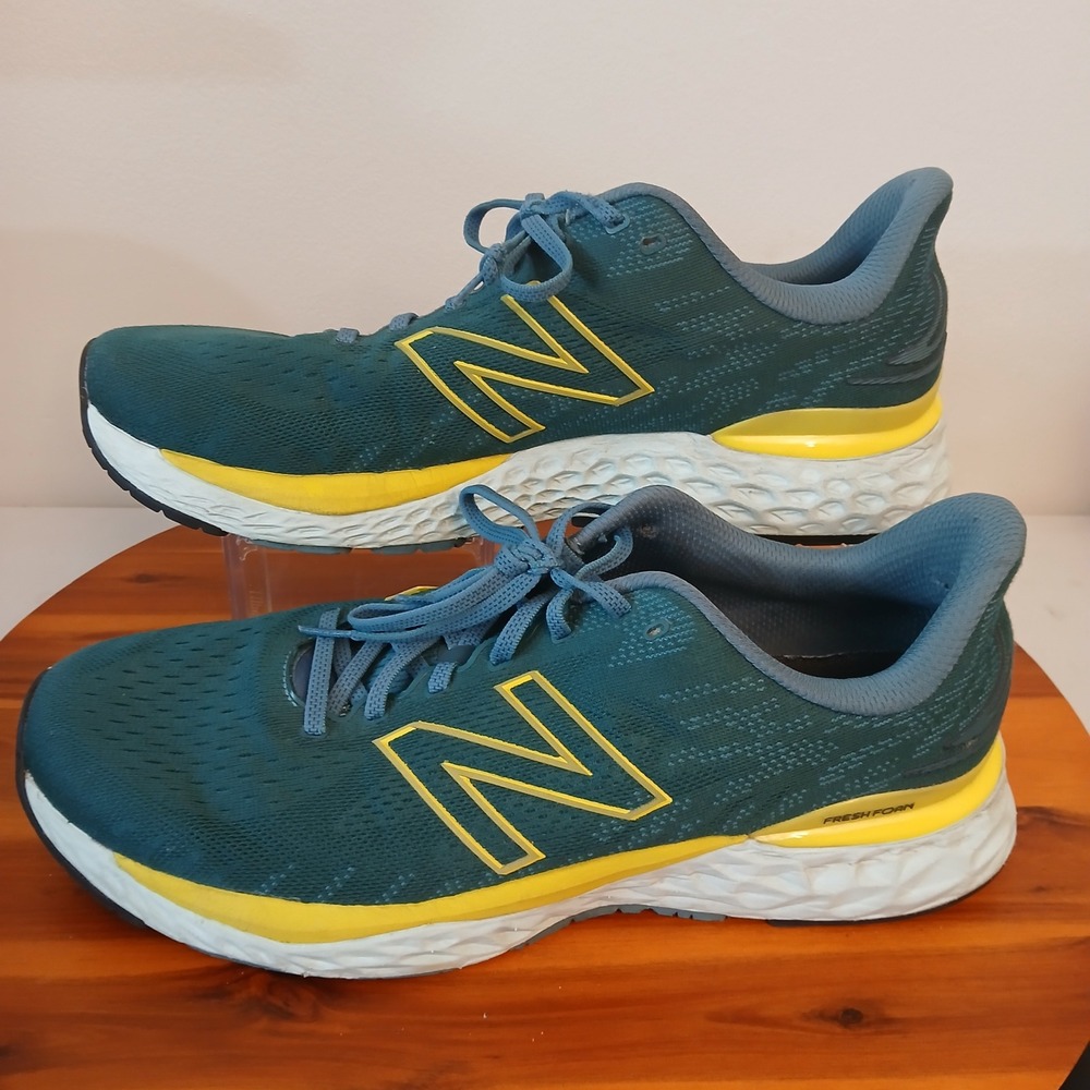 New Balance Fresh Foam 880v11 Mens 14 Green Running Shoes Sneakers Training